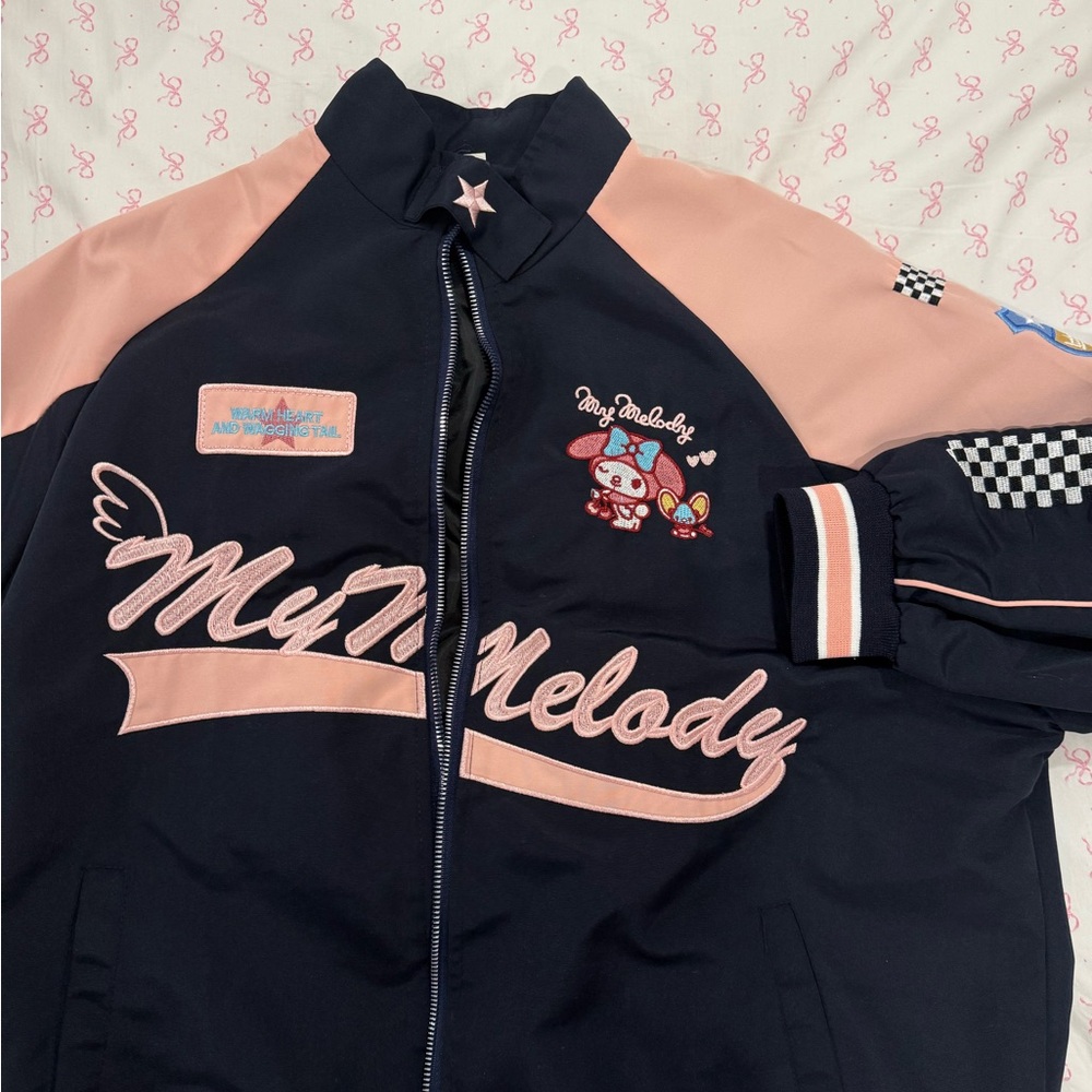 My Melody zip up track jacket